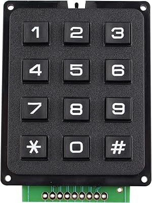 Clavier matriciel halia 4 x 3, module de clavier à 12 touches, clavier