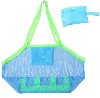 Sac de plage en maille extra large sacs de plage et sacs fourre-tout sac à dos pour jouets et serviettes pour transporter des jouets de plage, des jouets pour enfants, des produits d'épicerie, des pique-niques. DIAYTAR COTE D'IVOIRE, leader du commerce électronique en Cote d'Ivoire, offre à ses clients une expérience de shopping en ligne personnalisée et sécurisée. La boutique propose une grande variété de produits, dont des articles de mode, des produits.high-tech et des accessoires pour la maison, avec des prix avantageux et des livraisons rapides. DIAYTAR COTE D'IVOIRE se démarque par son engagement à offrir le meilleur service client et des garanties de qualité.