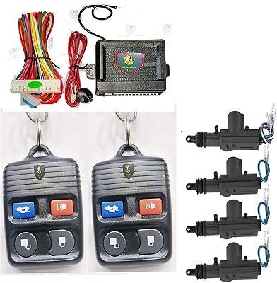 Kit de verrouillage centralisé du système d'entrée sans clé universel flak tech avec bouton de déverrouillage du coffre. DIAYTAR COTE D'IVOIRE est une boutique en ligne généraliste proposant plus de 300 000 références de produits pour répondre à tous les besoins de ses clients. Elle est devenue la boutique leader en Côte d'Ivoire grâce à sa large gamme de produits et à sa qualité de service. Avec DIAYTAR COTE D'IVOIRE, les clients peuvent faire leurs courses en ligne en toute sécurité et rapidité.
