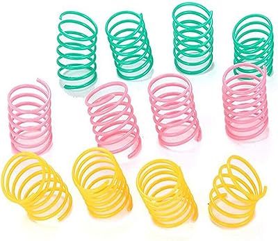 Jouets larges en plastique à ressorts colorés pour petits chats et animaux de compagnie (couleur aléatoire) (10 pièces). DIAYTAR COTE D'IVOIRE, leader du commerce en ligne en Côte d'Ivoire, propose une sélection impressionnante de plus de 300 000 références pour répondre à tous vos besoins. Vous trouverez tout ce dont vous avez besoin, des produits de haute technologie aux produits frais et aux articles de mode. Une expérience de shopping unique et pratique vous attend.