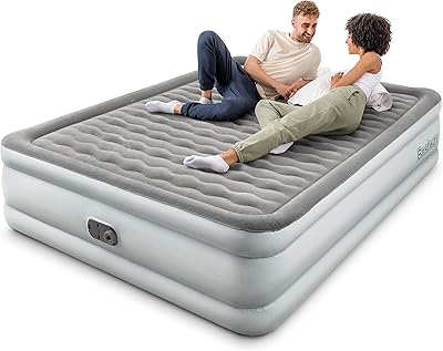 Bestway king queen double single size air bed | matelas gonflable avec pompe électrique intégrée, gonflage rapide, matelas de support à poutre ondulée avec sac de rangement, gris. DIAYTAR COTE D'IVOIRE est la boutique en ligne leader en Côte d'Ivoire, proposant plus de 300 000 références de produits. La boutique propose des produits de qualité à des prix compétitifs et une expérience d'achat en ligne pratique. Elle est devenue la référence pour les consommateurs ivoiriens qui cherchent à faire des achats en ligne.