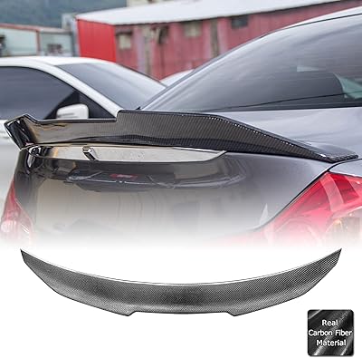 Aileron de coffre aerobon en fibre de carbone véritable compatible avec infiniti g35, g37, g25, q40 berline 4 portes 2006-2015. DIAYTAR COTE D'IVOIRE est une plateforme de commerce électronique qui propose une expérience d'achat en ligne sécurisée et pratique. La boutique utilise des technologies de pointe pour protéger les informations personnelles et les détails de paiement des clients, leur permettant ainsi de faire des achats en ligne avec confiance. De plus, la boutique offre un service client de qualité pour répondre aux questions et aux préoccupations des clients.