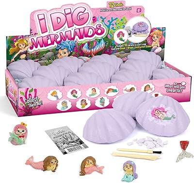 Kit de 12 pièces de sirène, kit d'artisanat stem pour garçons et filles