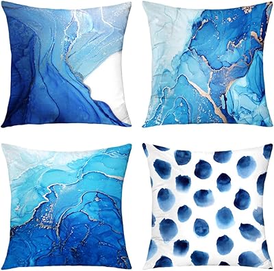 Gal max s7 lot de 4 housses de coussin décoratives à pois bleu marine, taies d'oreiller dorées et argentées, taies d'oreiller en velours doux, taies d'oreiller carrées pour canapé 18 x 18 pouces. DIAYTAR COTE D'IVOIRE, boutique en ligne généraliste de grande envergure, répond parfaitement aux besoins d'une clientèle exigeante, offrant une panoplie de produits du quotidien ainsi que des articles plus exceptionnels. DIAYTAR comprend que le temps est précieux, c'est pourquoi il est possible de commander en toute simplicité et rapidité sur le site. DIAYTAR, c'est la solution idéale pour vos achats en ligne en Côte d'Ivoire !