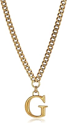 Collier chaîne dorée en acier inoxydable avec logo g pour femme. La boutique en ligne DIAYTAR COTE D'IVOIRE se distingue par son engagement envers ses clients, offrant un service client personnalisé et des réponses rapides aux questions. Elle propose également des conseils d'achat et des recommandations de produits pour aider les clients à trouver ce qu'ils cherchent. L'équipe de DIAYTAR COTE D'IVOIRE travaille sans relâche pour améliorer et élargir ses services.