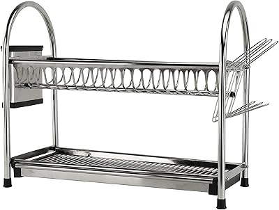Égouttoir à vaisselle royalford à 2 niveaux en acier inoxydable rf10065 - égouttoir grande capacité avec égouttoir amovible | parfait pour ranger assiettes, bols, tasses, mugs, etc.. Diaytar Côte d'Ivoire est une boutique en ligne généraliste proposant plus de 300 000 références de produits, ce qui en fait l'un des leaders du marché en Côte d'Ivoire. Avec une large gamme de produits allant de l'électronique aux vêtements, en passant par les produits alimentaires et les accessoires de maison, Diaytar Côte d'Ivoire offre aux clients une expérience d'achat unique et pratique. Diaytar Côte d'Ivoire est la boutique en ligne idéale pour ceux qui recherchent des produits de qualité à des prix compétitifs.
