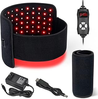 Ceinture de thérapie infrarouge surfori pour soulager la douleur combo 660 nm