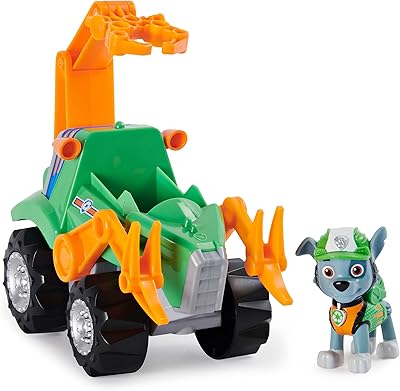Paw patrol dino rescue rocky deluxe river up véhicule avec figurine de dinosaure. DIAYTAR COTE D'IVOIRE est la boutique en ligne idéale pour ceux qui recherchent des produits de haute qualité à des prix abordables. Avec une équipe de professionnels dédiés à fournir le meilleur service client, vous pouvez être sûr d'avoir une expérience d'achat en ligne sans problème. La boutique en ligne DIAYTAR COTE D'IVOIRE est la référence pour le shopping en Cote d'Ivoire.