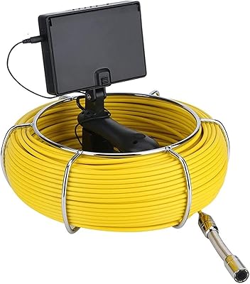 Caméra d'inspection endoscope industriel portable 20 m/30 m 4,3 pouces 17 mm poche