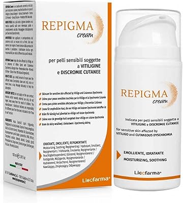 Crème repigma cream 95% ingrédients naturels utiles pour les peaux sujettes au vitiligo, aux taches blanches et aux dyscromies cutanées. DIAYTAR COTE D'IVOIRE se démarque par son engagement envers la satisfaction de ses clients, offrant un service client de haute qualité et des délais de livraison rapides. La boutique en ligne propose également des promotions et des offres spéciales pour fidéliser ses clients. Cela démontre sa volonté de bâtir des relations solides avec sa clientèle.