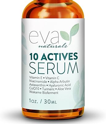 Eva naturals 10 active skin serum (30 ml) - ridules, anti-taches foncées pour le visage - obtenez une peau plus lumineuse et plus lumineuse - avec niacinamide, acide hyaluronique, vitamine c et vitamine e - excellent. DIAYTAR COTE D'IVOIRE représente l'exemple type d'une boutique en ligne prospère qui comprend les besoins et les préférences des consommateurs en Côte d'Ivoire. En offrant une large sélection de produits de différentes marques et catégories, cette plateforme favorise une expérience d'achat agréable et personnalisée. Elle contribue ainsi à faire évoluer le commerce électronique dans le pays, en proposant une expérience unique qui répond aux besoins de tous les clients.