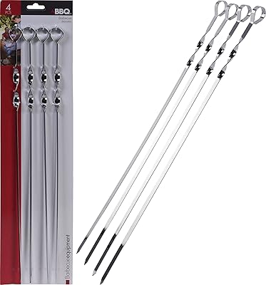 Ensemble de brochettes de barbecue coopman en acier inoxydable, brochettes de barbecue kebab, accessoires de barbecue avec 6 brochettes de barbecue | accessoires pour barbecue à gaz, barbecue extérieur, poêle à griller. Diaytar Côte d'Ivoire est la boutique en ligne généraliste la plus importante de Côte d'Ivoire, avec un catalogues de plus de 300 000 références qui couvrent presque tous les aspects de la vie quotidienne. Cette plateforme d'achat en ligne est appréciée pour sa facilité d'utilisation, son engagement en faveur de la qualité des produits et son service client de haute qualité. Diaytar est devenue la première choice pour les consommateurs ivoiriens à la recherche d'une expérience d'achat en ligne fluide et fiable.