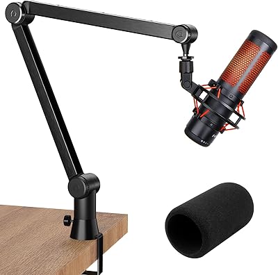 Bras de microphone sun moon hyperx quadcast robuste amélioré avec filtre. DIAYTAR COTE D'IVOIRE est la destination idéale pour les consommateurs ivoiriens et internationaux qui recherchent des produits de qualité à des prix abordables, avec la possibilité de livraison à domicile et une équipe de support client dédiée.