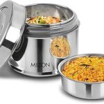 Récipient à collation tiffin en acier inoxydable milton, 800 ml, acier uni