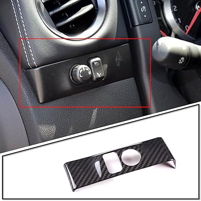 Couvercle de bouton de réglage du rétroviseur toyci ed fg pour nissan gt-r