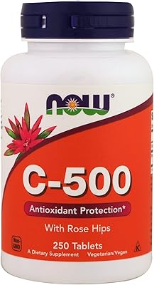 Vitamine c 500 avec rose musquée antioxydants et système immunitaire 250
