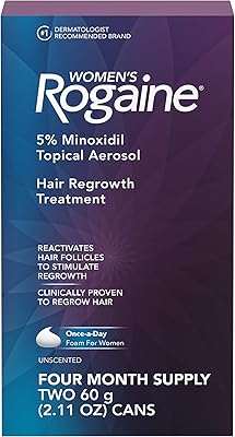 Mousse rogane pour traiter la chute des cheveux chez les femmes 5%, lot