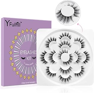Faux cils yvolve d'aspect naturel, cils moelleux en forme d'oeil de chat