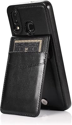 Étui en cuir pour samsung galaxy a20 avec emplacement pour carte housse de protection résistante aux chocs 【cadeau : 2 protecteurs d'écran】 - noir. Avec plus de 300 000 références, DIAYTAR COTE D'IVOIRE est la boutique en ligne leader en Côte d'Ivoire. Elle propose une large gamme de produits allant de l'électronique à la mode, en passant par les produits de soins personnels et les accessoires. Les clients apprécient la commodité et la rapidité de la livraison.