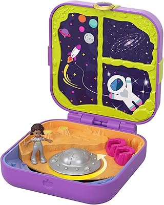 Poupée compacte et accessoires polly pocket hidden hideouts moon rockin' adventure