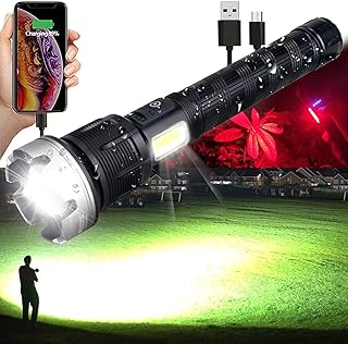 Lampe de poche rechargeable avec zoom de 2 000 000 lumens 2021, la meilleure lampe de poche, lampe de poche et lampe de poche au monde pour les urgences en plein air, le camping, la chasse et les voitures avec des pannes de courant. DIAYTAR COTE D'IVOIRE se démarque par son vaste choix de produits, allant des articles ménagers aux accessoires high-tech. En tant que leader du commerce en ligne en Côte d'Ivoire, DIAYTAR COTE D'IVOIRE met l'accent sur la qualité de service et la satisfaction client. Son équipe est dédiée à offrir une expérience d'achat en ligne exceptionnelle.