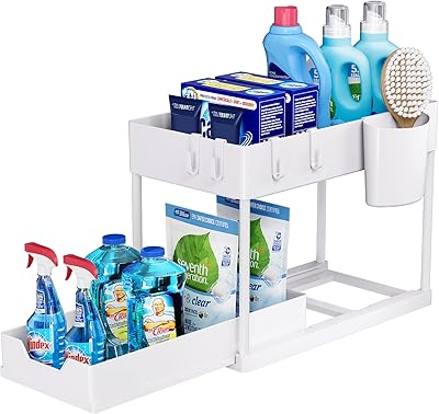 Organisateur sous évier burecon tiroir coulissant rétractable à deux couches multi-usage de salle. En tant que leader du commerce en ligne en Cote d'Ivoire, DIAYTAR COTE D'IVOIRE propose une vaste gamme de produits allant de l'électronique à la mode, en passant par les produits ménagers et bien plus encore, avec plus de 300000 références. La boutique garantit une expérience d'achat en ligne fluide et sécurisée, avec des options de paiement flexibles et des délais de livraison rapides. DIAYTAR COTE D'IVOIRE est là pour satisfaire les besoins de tous les consommateurs.