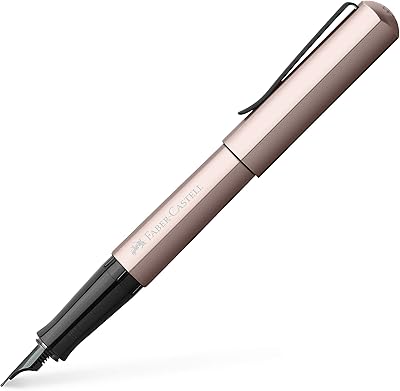 Stylo plume hexo en laiton faber-castell, ultra fin, rose. En offrant plus de 300000 références, DIAYTAR COTE D'IVOIRE constitue un véritable paradis pour les amateurs de shopping en ligne. La boutique met régulièrement à jour ses collections pour refléter les dernières tendances et offrir aux clients les produits les plus récents et les plus demandés. Cela permet à DIAYTAR de maintenir son statut de boutique leader en Cote d'Ivoire.