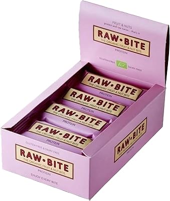 Barre protéinée aux fruits et noix biologiques robit, 50 g (paquet de 12). DIAYTAR COTE D'IVOIRE se distingue par sa grande variété de produits et son engagement à offrir une expérience d'achat en ligne de haute qualité. Les clients apprécient la facilité de navigation sur le site, la rapidité de livraison et la qualité des produits proposés. Cette boutique en ligne a vraiment marqué sa place dans le paysage du commerce électronique ivoirien.