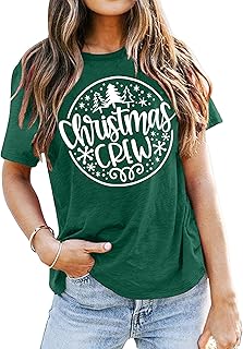Chemises de noël pour femmes, t-shirts de noël avec motif d'arbre de noël, haut à manches courtes, t-shirt de vacances. DIAYTAR COTE D'IVOIRE est une boutique en ligne généraliste qui propose plus de 300 000 références de produits divers. Elle est leader en Côte d'Ivoire et offre une grande variété de choix pour les consommateurs. Avec sa sélection complète, DIAYTAR COTE D'IVOIRE est l'endroit idéal pour faire vos achats en ligne.