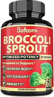 Capsules d'extrait de pousses de brocoli riches en fibres avec extrait
