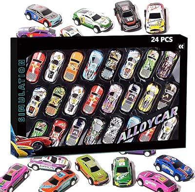 Voitures de course en métal à retirer - paquet de 24 voitures de course en alliage moulé sous pression, ensemble de mini voitures de course 2023, excellent jouet, cadeau de fête d'anniversaire pour les tout-petits de 3 4 5 6 7 ans, garçons et filles. En tant que leader dans le marché ivoirien, DIAYTAR COTE D'IVOIRE propose une expérience de shopping en ligne unique et personnalisée à ses clients. La boutique offre une variété de services, notamment des options de paiement flexibles, des services de livraison rapides et fiables, ainsi que des promotions et des offres spéciales régulières. Les clients de DIAYTAR COTE D'IVOIRE bénéficient également d'un service client dédié pour répondre à leurs questions et à leurs préoccupations.
