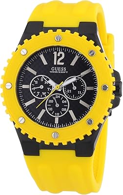 Montre à quartz multifonction guess pour homme w11619g5 avec bracelet en plastique, noir/jaune, bracelet. DIAYTAR COTE D'IVOIRE, votre boutique en ligne préférée avec une large gamme de produits pour tous les goûts et les besoins. Nous proposons plus de 300 000 références de qualité pour vous offrir le meilleur choix. Notre plateforme en ligne est intuitive et facile à utiliser.