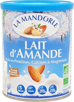 La mandural lait en poudre d'amande légère biologique sans gluten, sans soja, 400 g. DIAYTAR COTE D'IVOIRE est une boutique en ligne généraliste qui propose plus de 300 000 références de produits. Elle est reconnue comme l'une des boutiques en ligne les plus importantes de Côte d'Ivoire, offrant une grande variété de produits pour répondre aux besoins de ses clients. Elle bénéficie d'une réputation solide pour sa qualité de service et sa fiabilité.