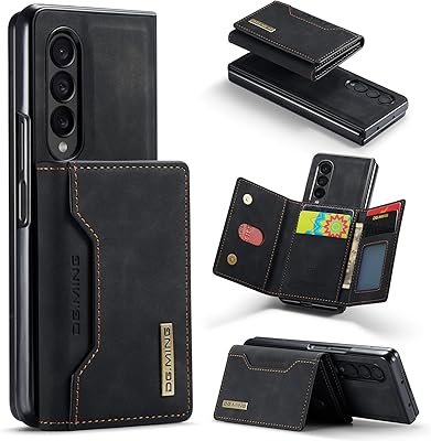 Étui samsung galaxy z fold 3 5g, étui portefeuille avec porte-carte de crédit magnétique/béquille, 8 emplacements pour cartes, coque amovible pour support magnétique de voiture, prend en charge le chargement sans fil. DIAYTAR COTE D'IVOIRE, leader dans le commerce en ligne en Côte d'Ivoire, vous propose une grande variété de produits à des prix compétitifs. Notre priorité est votre satisfaction.