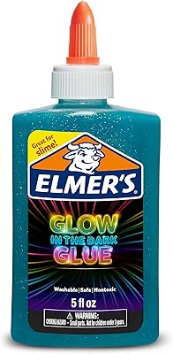 Colle liquide elmer's glow in the dark, idéale pour le slime, lavable, disponible