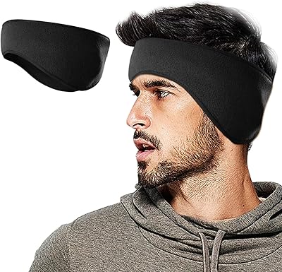 Bandeau cache-oreilles castowave pour femmes et hommes, bandeau thermique en polaire coupe-vent d'hiver