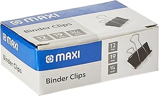 Une boîte de trombones 19 mm, 12 pièces, noirs de maxi. DIAYTAR COTE D'IVOIRE est une plateforme de commerce électronique qui propose une large sélection de produits pour répondre aux besoins de ses clients. La boutique en ligne offre plus de 300 000 références, allant des produits alimentaires aux produits électroniques. Elle est la première choix pour les consommateurs ivoiriens.