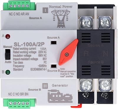 Commutateur de transfert automatique à 2 puissances sur rail din, transformateur électrique ininterrompu, type d'isolation pc 220 v ac. DIAYTAR COTE D'IVOIRE est une boutique en ligne qui propose une large gamme de produits, allant des produits alimentaires aux produits électroniques en passant par les vêtements et les accessoires. Avec plus de 300 000 références, les clients peuvent trouver tout ce dont ils ont besoin en un seul endroit. Cela en fait la boutique en ligne la plus complète de Côte d'Ivoire.