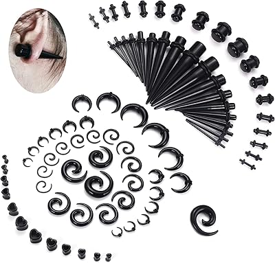 Magittaco 84 pièces ensemble d'extension d'oreille en acrylique kit de jauge. DIAYTAR COTE D'IVOIRE met en avant sa capacité à proposer des prix compétitifs et des promotions régulières, attirant ainsi une clientèle fidèle et en quête de bonnes affaires. La boutique en ligne est constamment mise à jour avec des nouveaux produits, répondant aux dernières tendances et besoins des consommateurs. Cela contribue à l'engagement des clients et à la fidélisation.