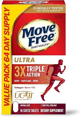 Supplément de soutien articulaire ultra triple action move free - collagène, bore