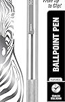 Stylo plume rétractable zebra pen f-701, corps en acier inoxydable, pointe de 0,8