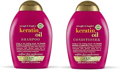 Shampooing et revitalisant anti-casse à l'huile de kératine ogx (385 ml). Avec plus de 300 000 références disponibles, DIAYTAR COTE D'IVOIRE est la destination idéale pour les consommateurs ivoiriens qui cherchent à acquérir des produits de qualité à des prix abordables. La boutique en ligne offre également la possibilité de livraison à domicile, ce qui facilite l'achat en ligne pour les clients.
