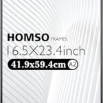 Cadre photo poster a2 homso pour impressions format 16,5 x 23,4 en noir