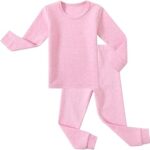Ensemble de sous-vêtements thermiques basiques d'hiver pour bébés garçons et filles, t-shirt à