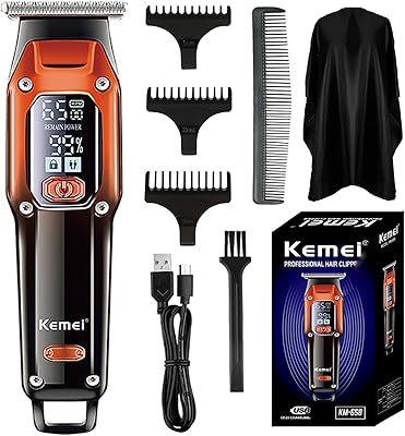 Kemei tondeuse à barbe électrique sans fil pour hommes kit de coupe de cheveux, rasoir en forme de t pour hommes, km-658. Avec sa grande sélection de produits et son service client de haute qualité, DIAYTAR COTE D'IVOIRE est devenue la boutique en ligne la plus populaire de Côte d'Ivoire. Les clients peuvent trouver des produits de marques reconnues, ainsi que des produits locaux de qualité. La boutique en ligne est accessible 24h/24 et 7j/7, ce qui permet aux clients de faire leurs achats à tout moment.