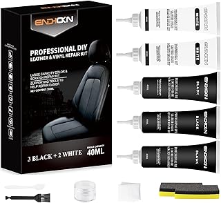 Kit de réparation en cuir noir indhoken kit vinyle canapé siège