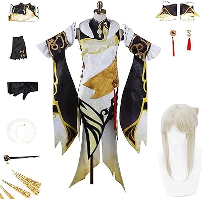Premium genshin impact cosplay ningguang cos royal sister cosplay costume anime jeu uniforme perruque robe vêtements halloween tenues de fête pour les femmes. Diaytar Côte d'Ivoire est votre destination idéale pour faire du shopping en ligne. Avec une sélection impressionnante de plus de 300 000 articles, vous trouverez tout ce dont vous avez besoin, du matériel électronique aux produits de soins personnels. Notre boutique en ligne est conçue pour faciliter vos achats.