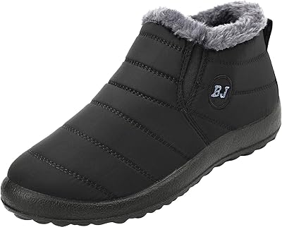 Bottes de neige antidérapantes d'hiver pour femmes et hommes, longueur cheville, pour usage