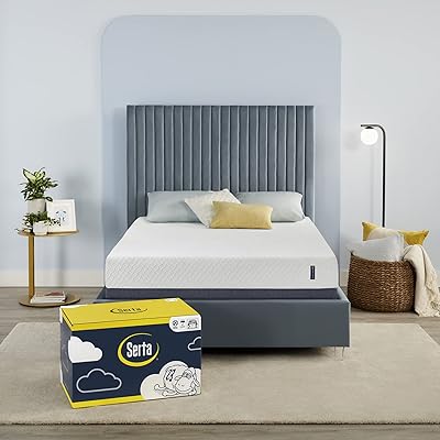 Serta - matelas en mousse à mémoire de forme à gel rafraîchissant de 8 pouces, king size, moyen, offrant un bon soutien, certipur-us, essai de 100 nuits, sleep clear. DIAYTAR COTE D'IVOIRE est une boutique en ligne fiable et sécurisée qui permet aux clients de faire leurs achats en toute confiance. La boutique offre une livraison rapide et un service client de qualité.