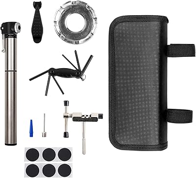 Kit d'outils de réparation de vélo babyski, outil minimaliste, pompe à air portable